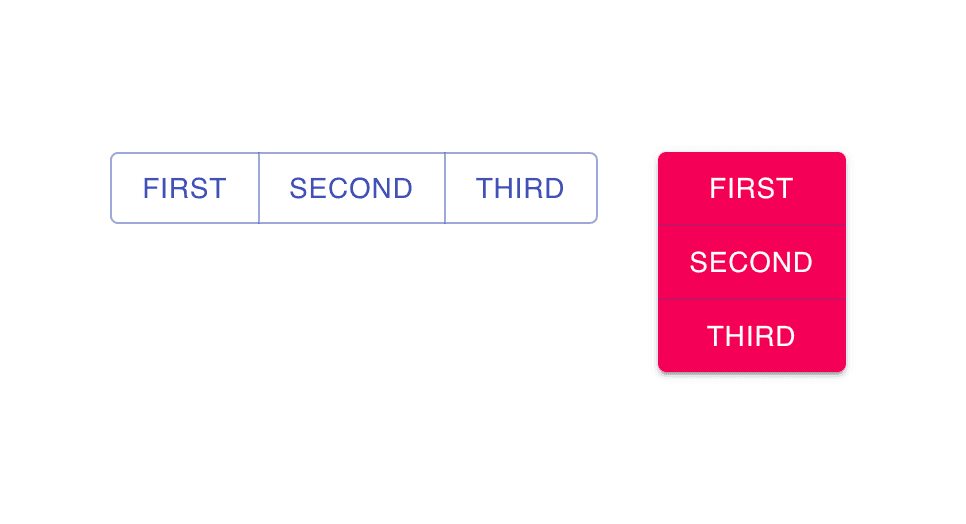 button group example button group example